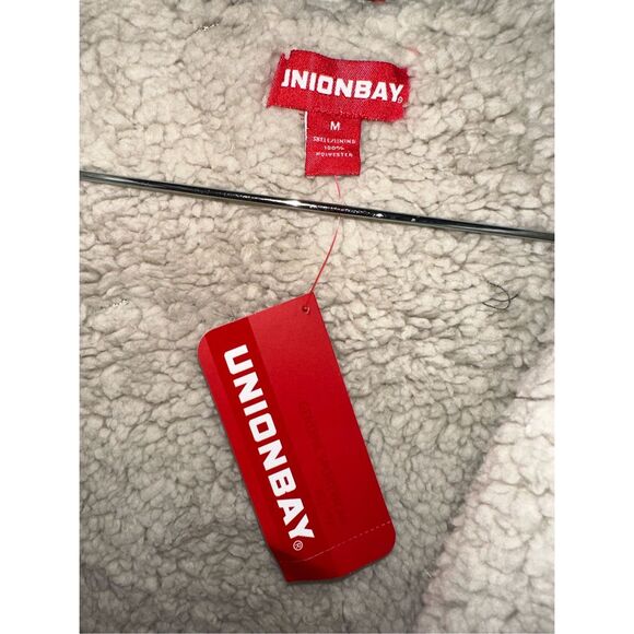 Union Bay Shacket button up long sleeve Sherpa Men’s size medium plaid jacket s - Picture 4 of 7